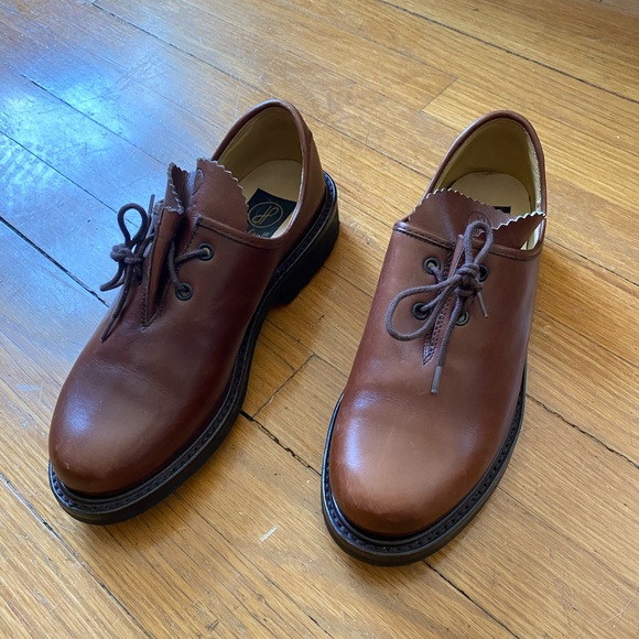 SOLD - Original Haferl Trad. Lace-Up Leather Loafer - Picture 1 of 6